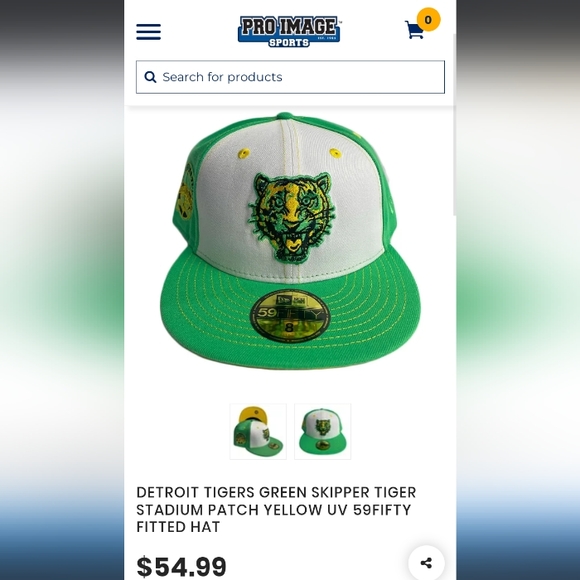 Detroit Tigers Skipper Tiger Stadium Hat - Picture 3 of 5